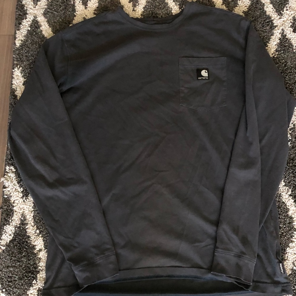 Navy Blue Carhartt long sleeve